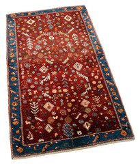 Old and modern Persian Colourful Arabesque and handmade carpet, rug gelim, patchwork, and Gabbeh...