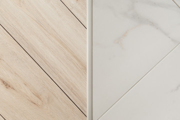 Aluminium platband for laminate and tile floor joints, floor connector, decorative strip or sill