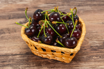 Ripe sweet tasty cherry  berry