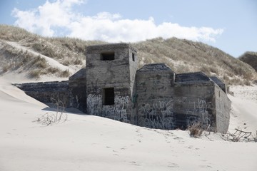 The WW2 bunkers at the Danish Western coast