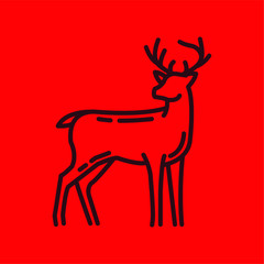 animal; christmas; reindeer; silhouette; nature; illustration; elk;
isolated; wildlife; color; mammal; cartoon; icon; antler; horn; santa;
winter; brown; wild; signs; logo; art; design; background; bl