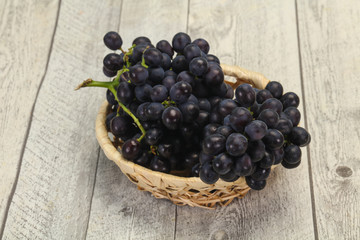 Fresh ripe sweet red grape