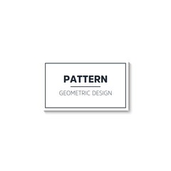 Fototapeta premium Seamless geometric black and white pattern