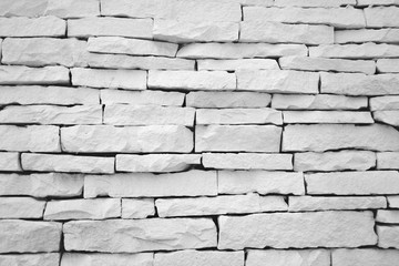 White paint on stone wall for background