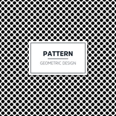 Seamless geometric black and white pattern