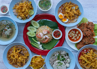 Thai Food Mixed Dishes 