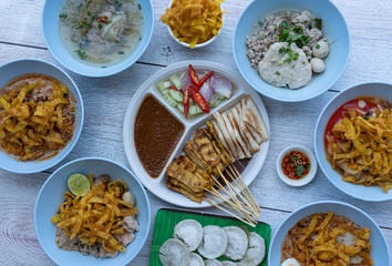 Thai Food Mixed Dishes 