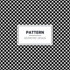 Seamless geometric black and white pattern