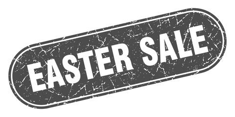 easter sale sign. easter sale grunge black stamp. Label