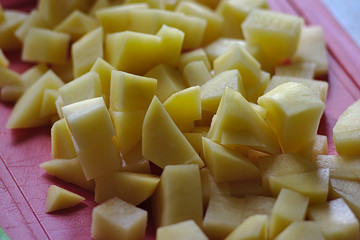 potatoes, cut into pieces for cooking