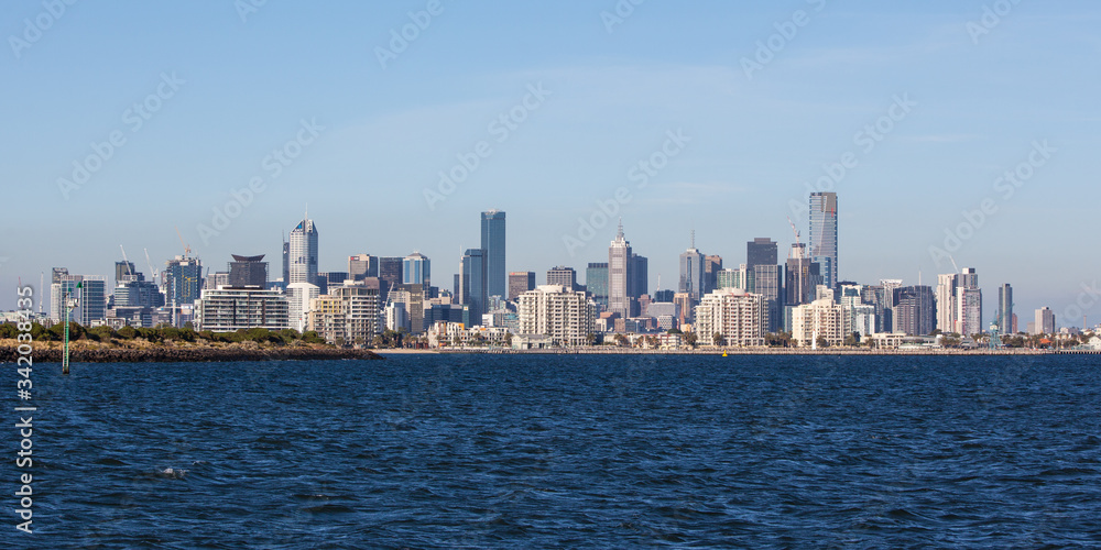 Wall mural Melbourne Skyline