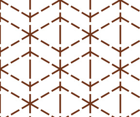 Repeating dash lines vector pattern