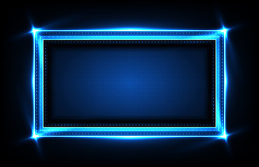 abstract background of square futuristic technology user interface screen hud