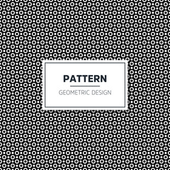 Seamless geometric black and white pattern