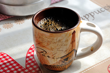 quarantine at breakfast time at home