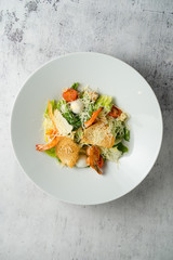 Caesar salad with chicken