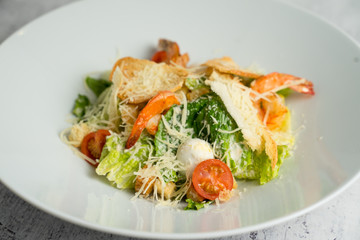 Caesar salad with chicken
