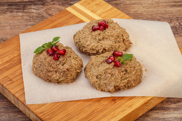 Georgian cuisine - pkhali from beans