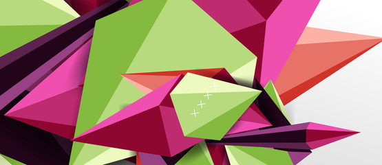 Trendy simple triangle abstract background, dynamic motion concept. Vector Illustration For Wallpaper, Banner, Background, Card, Book Illustration, landing page