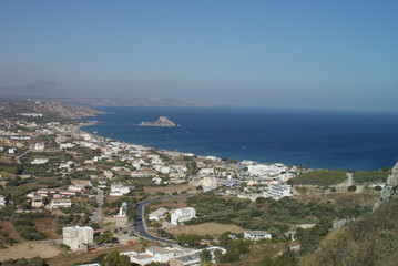 Fototapeta premium view of the city from the sea