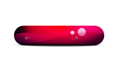 Gradient rectangle web button with glossy effect