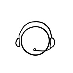hand drawn telemarketers icon. Logo element illustration. telemarketers symbol design.doodle
