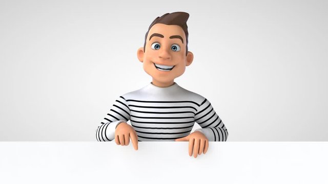 Fun cartoon character