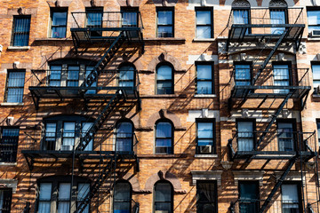 Stairs of a building in New York city