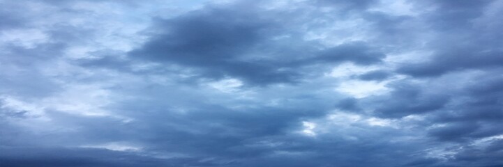 thunder clouds, sky blue background. cloud blue sky.