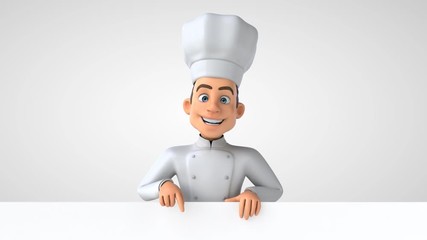 Fun cartoon chef character