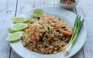 Thai Style Mixed Fried Rice Dishes 