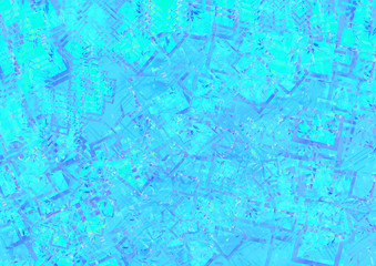 Blue light Geometric Shapes Background