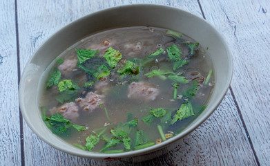 Thai Mixed Soup Dishes 