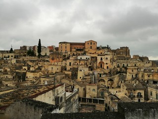 Fototapeta na wymiar Vista di Matera (IT) 