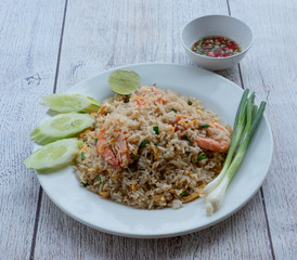 Thai Style Mixed Fried Rice Dishes 
