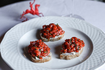 sandwiches with fish