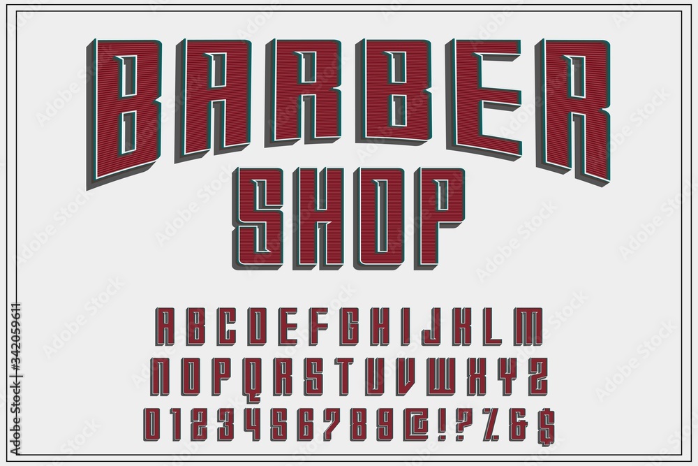 Aufkleber font.alphabet.typeface.script.shadow effect.handcrafted handwritten vector label design old style.vi