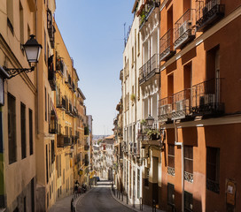 narrow street in the old town