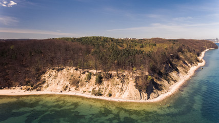 Obraz premium Klify w Orłowie Gdynia