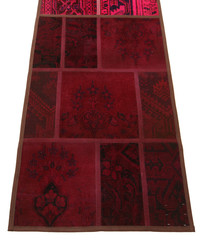 Fototapeta premium Old and modern Persian Colourful Arabesque and handmade carpet, rug gelim, patchwork, and Gabbeh with the pattern.