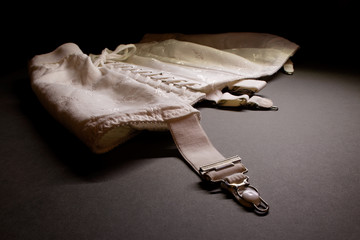 vintage lingerie girdle stockings nylons