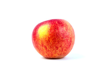 red apple isolated on white