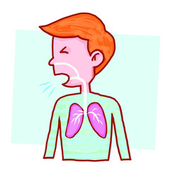 corona virus. covid-19 pandemic in colour of a person