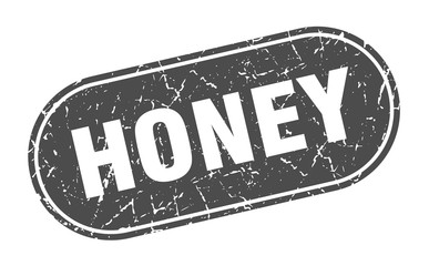 honey sign. honey grunge black stamp. Label