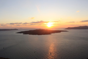 Fototapeta premium sunset over the sea