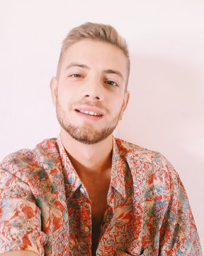Un selfie in stile vintage