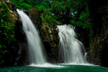 This waterfall is very beautiful, one of the recommendations for tourists who are going on vacation to Bali.