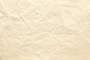 crumpled brown paper background texture 