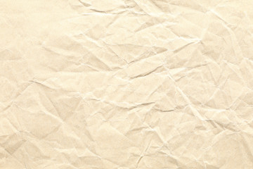crumpled brown paper background texture 