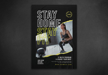 Fitness and Gym Flyer Layout